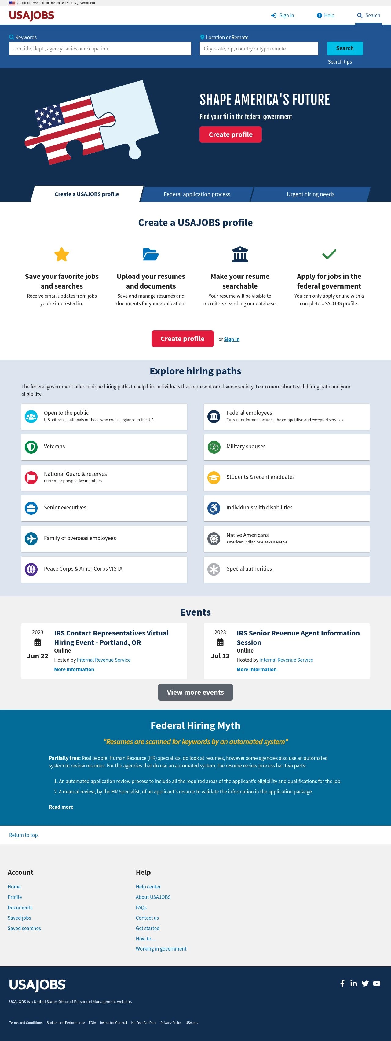 USAJobs Traffic Analytics & Market Insights | B2BSaaS.com